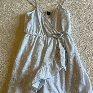 Kids Light Blue Sleeveless Dress